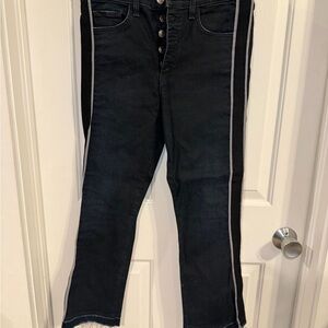 Veronica Beard Jeans with Black & White Side Trim